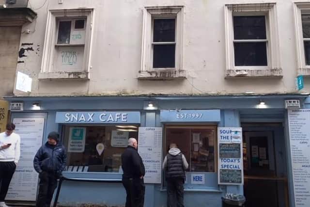 Snax Cafe on West Register Street. Picture: Ruairidh Mason