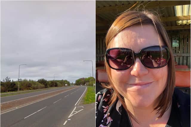 Fiona Reid died in hospital following the collision near Bathgate.