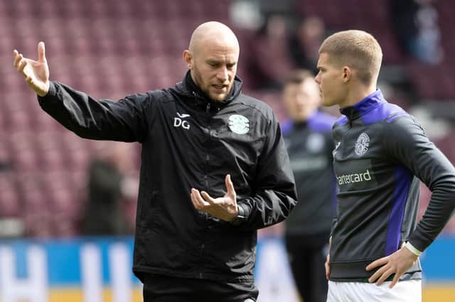 David Gray speaks to Mueller ahead of the Scottish Premiership clash with Hearts