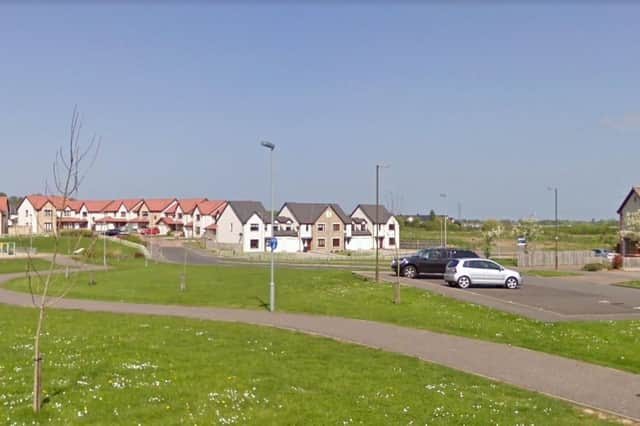The site of the proposed new homes in Bonnyrigg, opposite a recently built part of the development.