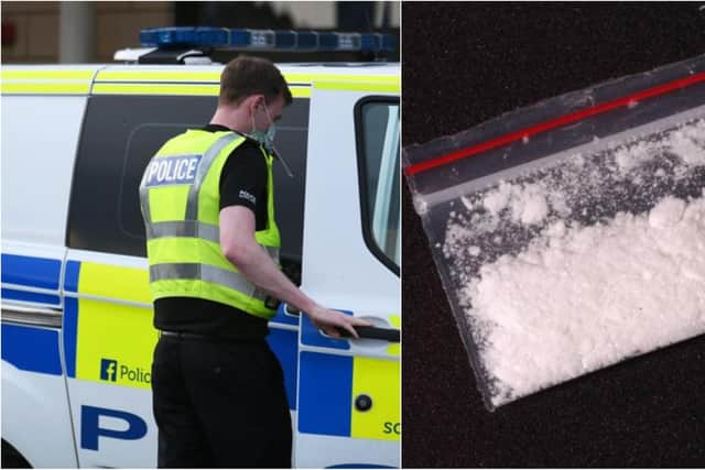 Police said small quantities of crack cocaine, heroin and cannabis, along with a four-figure sum of cash, were recovered during the operation.
