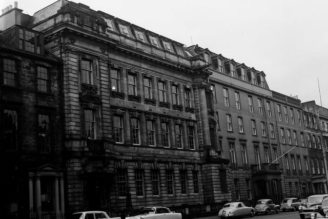 The Mary Erskine School - known as the Edinburgh Ladies' College until 1944 - had its home at the west end of Queen Street from 1870 until 1966, when it moved to its current location in Ravelston.  The Queen Street building was demolished and the site is now occupied by the Erskine House office block.