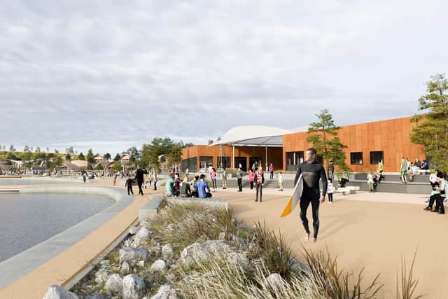 Waveguard Scotland has been given the go-ahead but plans for the buildings have yet to be approved