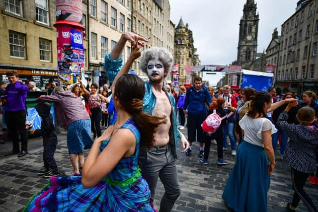 Edinburgh's summer festivals are returning after their cancellation in 2020. 
Picture: Jeff J Mitchell