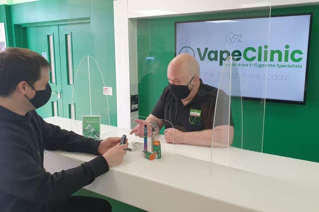 The new Vape Clinic's specially trained vaping experts  will help people stop smoking for good.