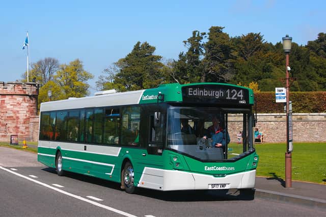 East Coast Buses operates services from East Lothian into Edinburgh