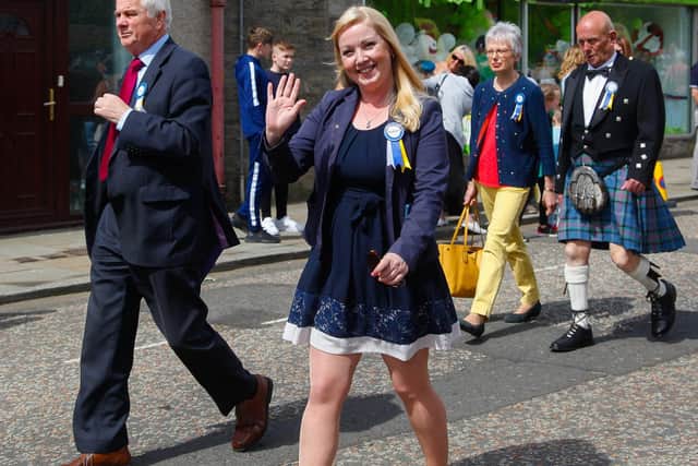 Midlothian Council leader Kelly Parry (SNP) pictured at the Loanhead Gala Day in 2019. Photo by Scott Louden.