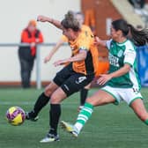 Hibs managed to beat Glasgow City in the SWPL Cup last season. Credit: Colin Poultney
