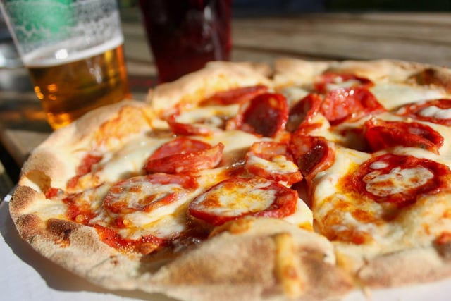 Delicious pizzas served from a wood fired oven.