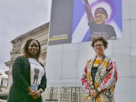 Huge Black Lives Matter artwork added to Usher Hall
