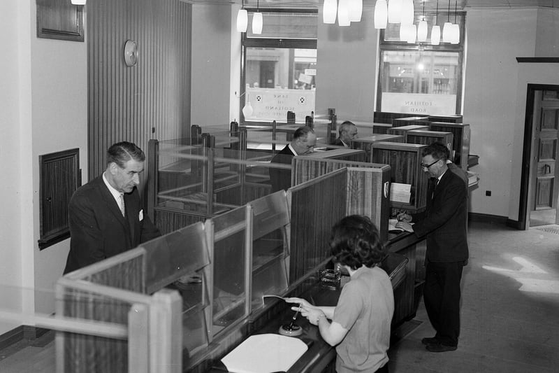 In 1963 the Bank of Scotland, at 125 Lothian Road, reopened after being modernised, creating a state-of-the-art bank branch of the future.