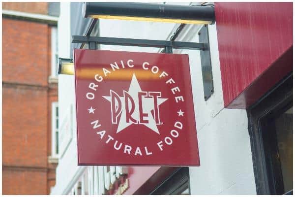 Pret a Manger is reopening 71 of its stores for takeaway and deliveries from Monday 11 May (Photo: Shutterstock)