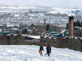 Edinburgh could finally see heavy snow on Thursday and Friday, after days of Met Office weather warnings.