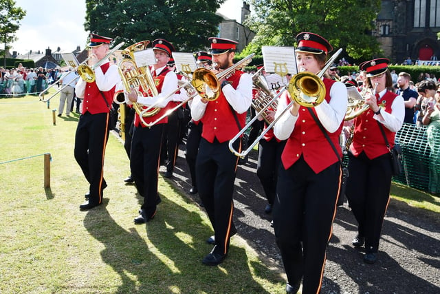 This year there were 14 bands taking part in the procession