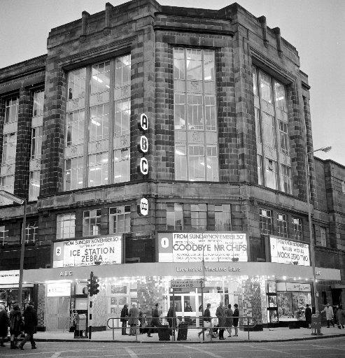 The ABC Cinema on Lothian Road, 29 November 1969. The ABC Cinema previously hosted the likes of The Beatles, when hysteria swept the city. It was opened in 1938 and was demolished in 2001