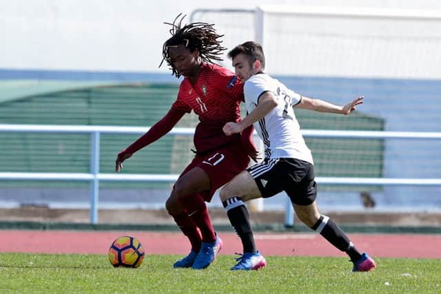 Jair Tavares representing his nation of Portugal at international youth level. Picture: Getty