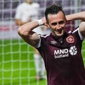 Aaron McEneff has stiff competition for a place in the Hearts midfield. (Photo by Ross MacDonald / SNS Group)