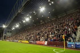 A packed Tynecastle during last  night's UEFA Europa League play-off second leg match against FC Zurich. Picture: Mark Scates / SNS