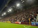 A packed Tynecastle during last  night's UEFA Europa League play-off second leg match against FC Zurich. Picture: Mark Scates / SNS