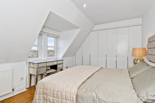 The Morningside property's principal bedroom benefits from built-in storage space.