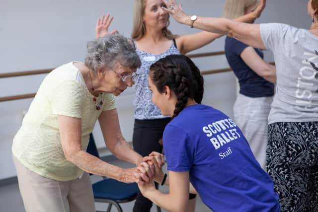 Scottish Ballet has been running dementia-friendly sessions as part of its Time to Dance project. Picture: Christina Riley