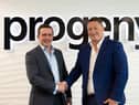 Neil Moles, chief executive of Progeny, and Rob Aberdein, Moray’s managing director,  who will take up the new role of chief commercial officer with Progeny.
