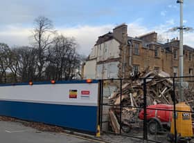 Demolition work on the old Edinburgh Sick Kids Hospital has caused some controversy with the destruction of Victorian villas on the picturesque Meadows