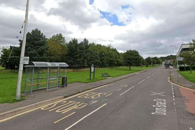 The incident happened on Drum Brae Drive on Friday March, 5 after a group of youths attempted “to tamper with the bus” (Photo: Google Maps).