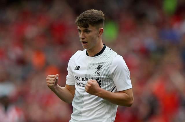 Ben Woodburn is the youngster goalscorer in Liverpool's history. Picture: Getty