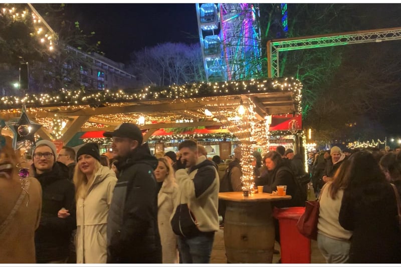 It's starting to look a lot like Christmas in Edinburgh with the opening of the annual festive market in Princes Street Gardens.