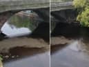 Edinburgh residents spotted raw sewage flowing into the Water of Leith at Coalie Park. The Scottish Environment Protection Agency (SEPA) is investigating. Video by Twitter user @RMJ@Dolto