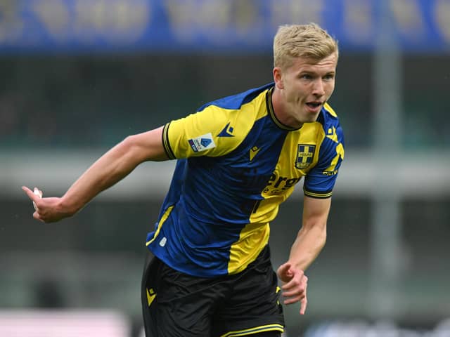 Josh Doig attracted plenty of interest during his maiden season in Serie A with Hellas Verona. Picture: Alessandro Sabattini / Getty Images