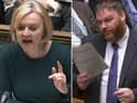 Owen Thompson asked Liz Truss to visit his Midlothian constituency and apologise during PMQs (UK Parliament TV)