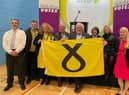 The eight SNP councillors elected to Midlothian Council.