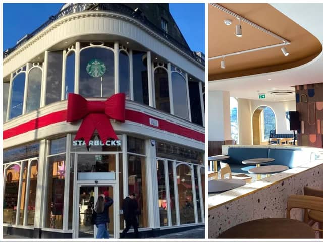 Take a look through our photo gallery to see inside Edinburgh's newest branch of Starbucks.