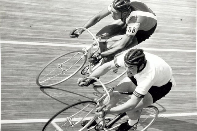 The Track Cycling event at the 1970 Games.
