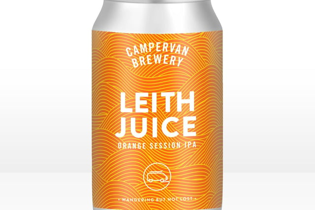 The brewery says: We’ve brought tropical flavoured West coast American hops to the East coast of Scotland. These, paired with a van load of orange zest, make Leith Juice a sunny and juicy session IPA.