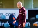 Hearts fans were as dejected as the players after the draw with Dunfermline. Picture: SNS