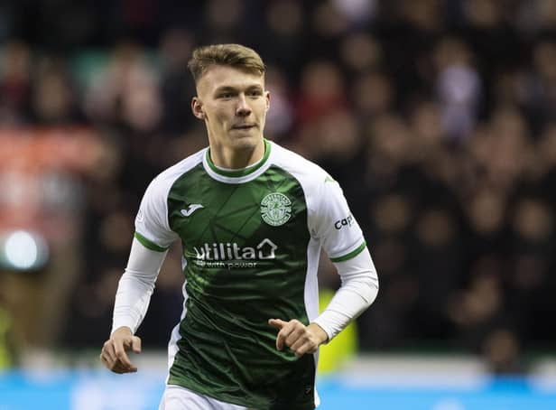 Josh O'Connor was on target to help send Hibs top of the Reserve League