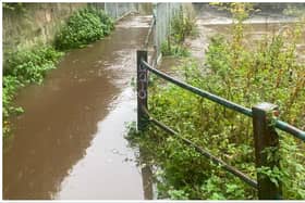In video footage, posted online by Councillor Vicky Nicolson, parts of Edinburgh's Water of Leith Walkway are completely flooded.