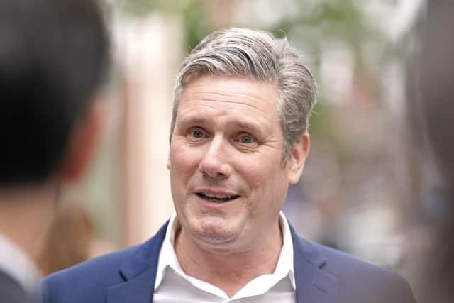Labour leader Sir Keir Starmer makes a statement outside Labour Party headquarters in London, following the announcement that he is to be investigated by police amid allegations he broke lockdown rules last year, after receipt of "significant new information". Picture date: Friday May 6, 2022.