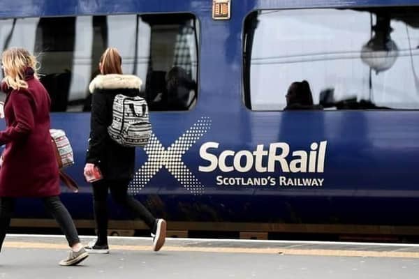 Passengers travelling on trains between Edinburgh and Glasgow have been urged only to do so if their journeys are essential. Picture: John Devlin