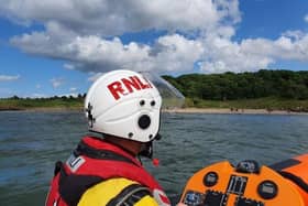 RNLI South Queensferry were called out to rescue two children stranded on Cramond Island near Edinburgh.
