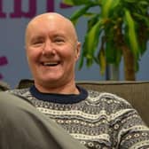 Old romantic: Irvine Welsh has become engaged to his sweetheart.