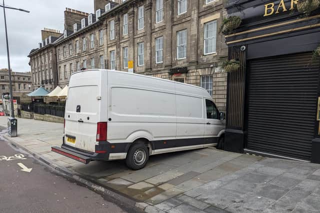 An Edinburgh driver has found themselves stuck on a notorious set of steps – making them the fourth person get trapped there in a matter of weeks. Photo: Martin McMullen