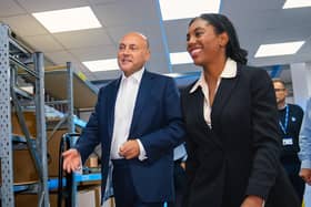 Andrew Griffith with Conservative Party leader Kemi Badenoch