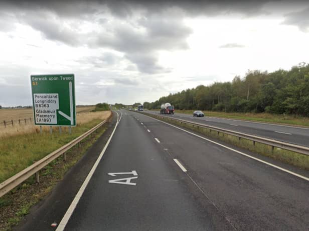 The A1 in East Lothian will close over 23 nights for resurfacing works.