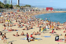 Platja Nova Icarie beach in Barcelona is among top choices for British tourists