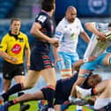 Rory Darge impressed for Glasgow Warriors in the 31-24 win at Murrayfield. Picture: Paul Devlin/SNS