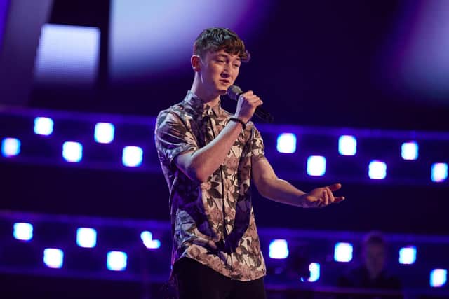 Cameron Ledwidge, of Denny, missed out on the chance to perform in the semi-finals of The Voice. 
Picture: Rachel Joseph/ITV Studios